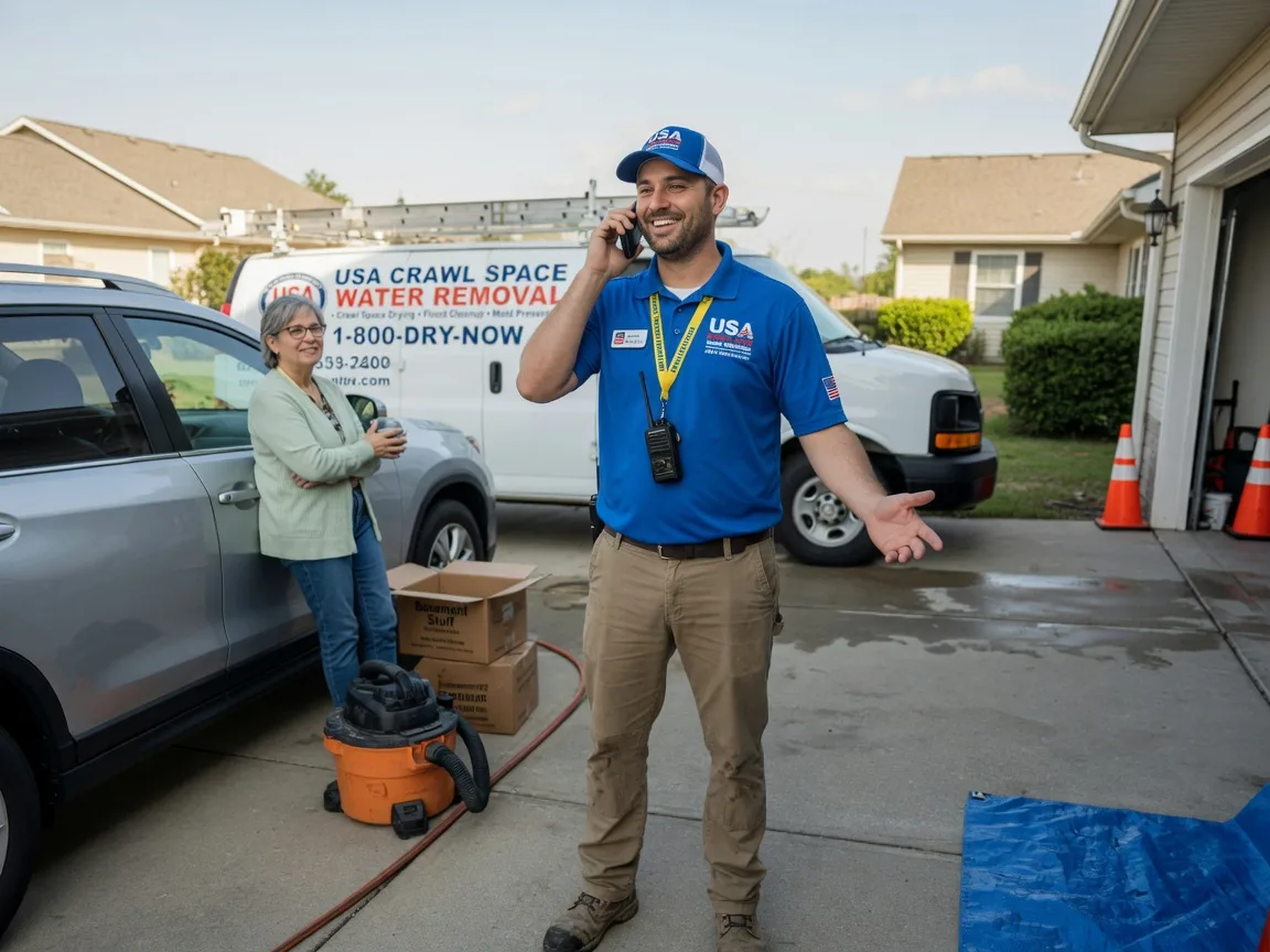 Crawl Space Water Removal Kenefic, OK FAQs